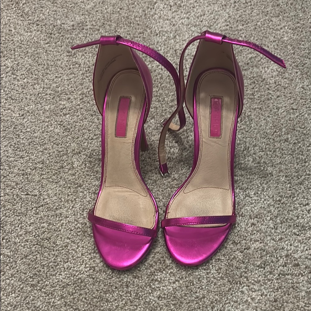Pink Strappy Heels